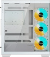 Корпус для ПК Gigabyte C500PI ST White, MidTower, ATX, Panoramic, USB-C x1, USB 3.0 x2, Audio I/O, Black, VGA 410mm, TG GB-C500PI ST