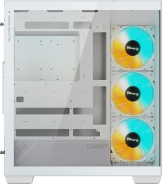 Корпус для ПК Gigabyte C500PI ST White, MidTower, ATX, Panoramic, USB-C x1, USB 3.0 x2, Audio I/O, Black, VGA 410mm, TG GB-C500PI ST