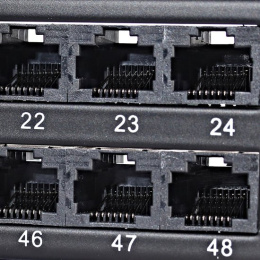 Патч-панель 19", 24 порта RJ-45, кат.5e, W&T Krone IDC, 1U WT-2178A-KR