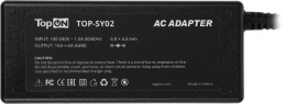Адаптер питания TOPON TOP-SY02,  16 В,  4A, 64Вт,  черный [64059]