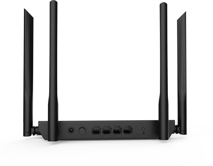 Wi-Fi роутер Netis N3,  Wi-Fi 5,  AC1200,  2.4/5ГГц, 3 LAN,  черный