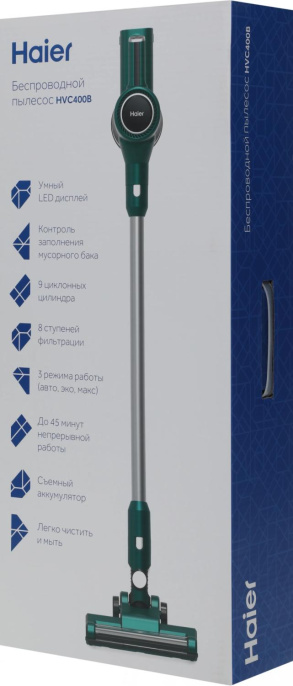 Пылесос Haier HVC400B 400Вт зеленый