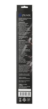 Коврик для мыши Oklick OK-FP0350 (M) черный, ткань, 350х280х2мм
