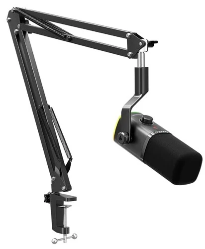 Микрофон Maono PD100XS RGB с стойкой-держатель пантограф
