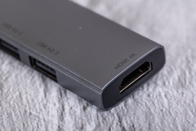 USB концентратор CABLETIME HB02G (CT-HBP2-AG7) ECO 7-в-1, 4K@30Hz, 5Gbps, USB-C HUB - Gray