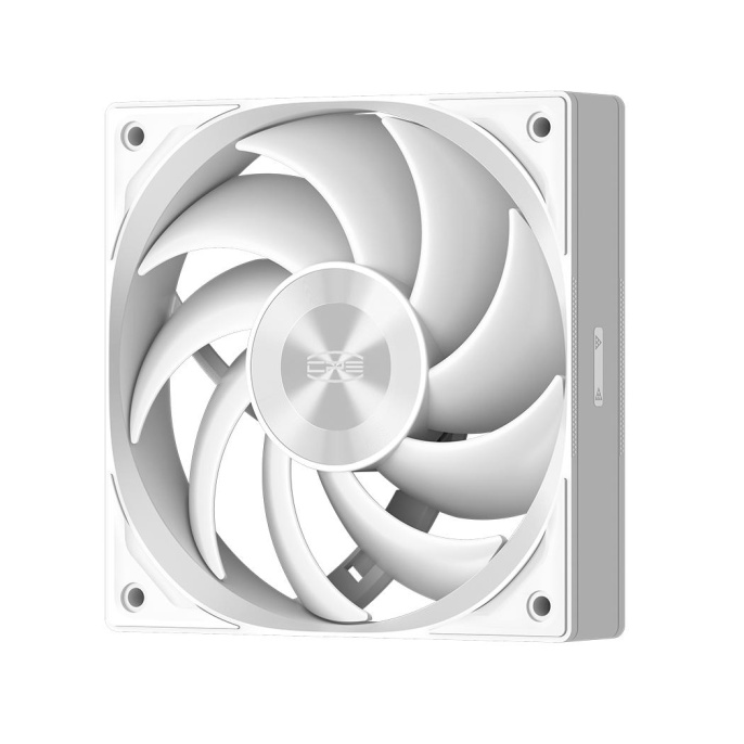 Кулер для корпуса PCCooler F5R120 120x120x25mm, 4-pin PWM, 86.73CFM, 32dBA, 2200RPM, White F5R120 WH