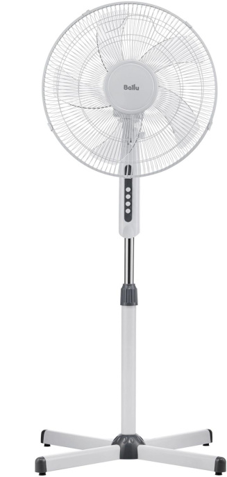 Вентилятор напольный Ballu BFF801 45Вт скоростей:3 белый/серый