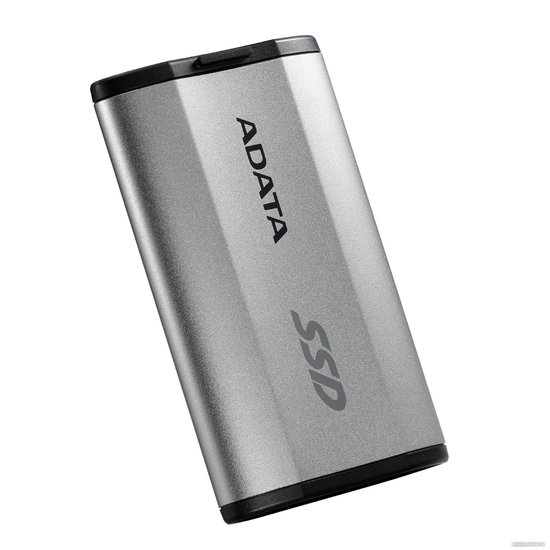 Накопитель SSD A-Data USB-C 500GB SD810-500G-CSG SD810 серый