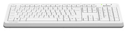 Клавиатура A4TECH Fstyler FKS10, USB, мембранная,  белый/серый [fks10 white]
