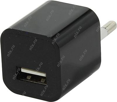 Orient Зарядное устройство USB от эл.сети PU-2301, DC 5V, 1000mA, размер 26х26х28мм, черный