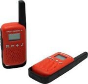 Motorola TALKABOUT T42 Red 2 порт. радиостанции (PMR446 4 км 8 каналов LCD 3xAAA)MOTOROLA