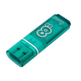 Smartbuy USB Drive 8Gb Glossy series Green SB8GBGS-G