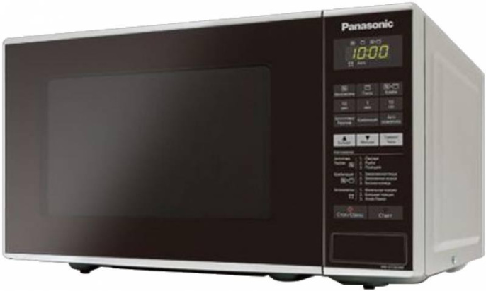 Микроволновая печь PANASONIC NN-GT264MZPE, 800Вт, 20л, серебристый /черный