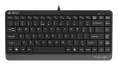 Клавиатура A4Tech FK11 черный USB slim (FK11 USB (GREY)) кабель 1.5м
