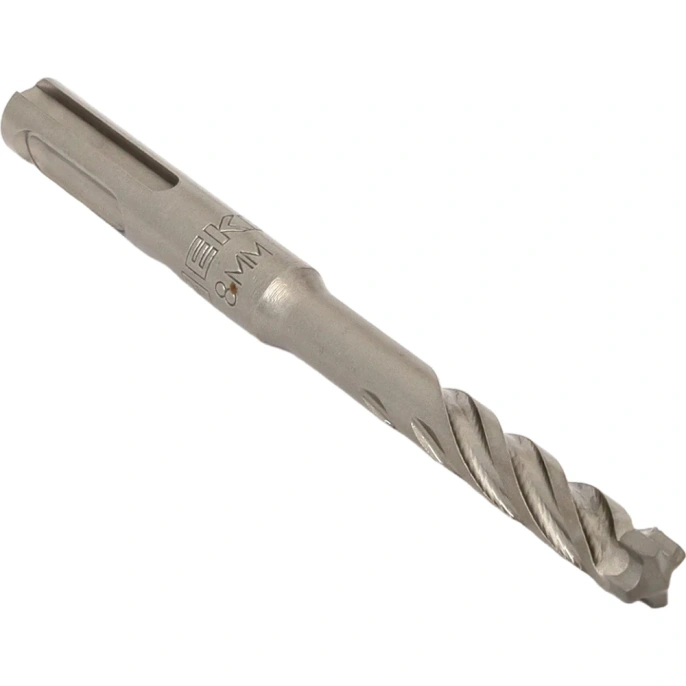 Бур по бетону 8x110 мм, SDS-plus 4 резца Professional EKF db-8-110-4x4-ue