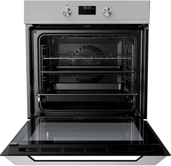 Духовой шкаф Электрический Haier HOQ-K5AAN3GG серый/серебристый (FY001ME09RU)