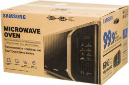 Микроволновая печь Samsung MG23K3515AS/BW, 800Вт, 23л, серебристый/черный