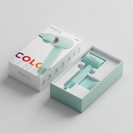 Фен RED SOLUTION F572, 1400Вт, зеленый и мятный