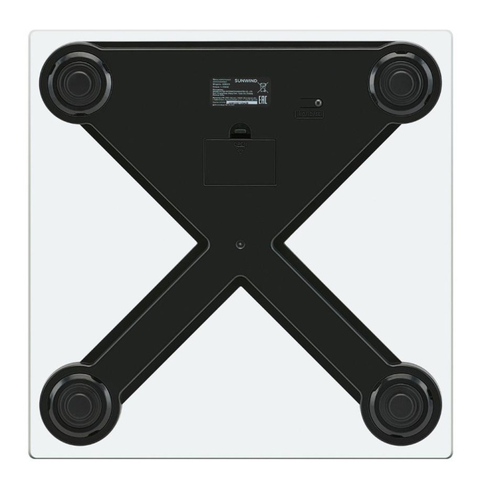 Напольные весы SUNWIND SSB051, до 180кг, цвет: рисунок