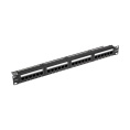 Rexant 02-0031 Панель коммутационная с кабельным органайзером 19", 1U, 24 порта, UTP, RJ-45, CAT 5e