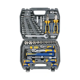 Набор инструмента 1/2 Dr и 1/4 Dr 73 предмета KRAFT KT 700677