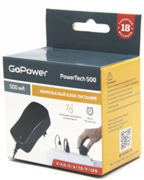 Блок питания GoPower PowerTech 500 универсальн. импульсный 1/100 (00-00015334)