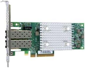 Сетевой адаптер Qlogic QLE2692 16Gb Dual Port FC HBA, x8 PCIe, SR LC multi-mode optic, LP + FH, transivers included QLE2692-SR-CK