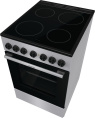 Электрическая плита Gorenje GEC5B20SG,  стеклокерамика,  инфракрасная,  без крышки,  серебристый