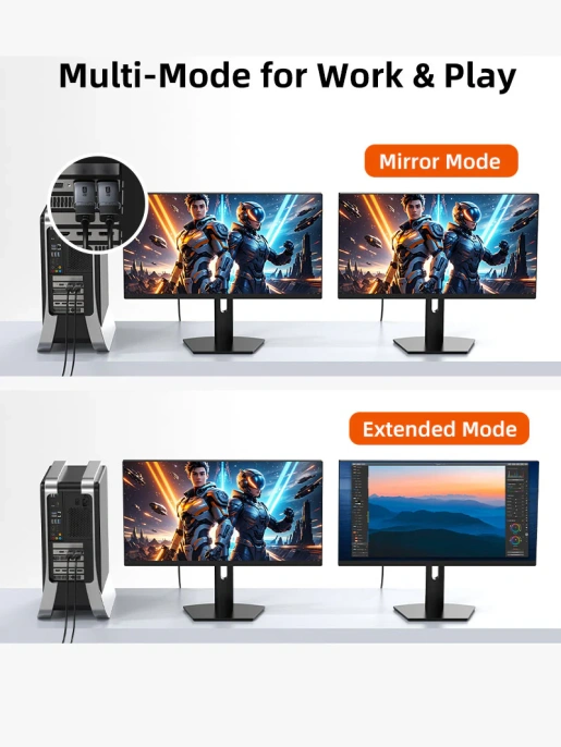 Адаптер CABLETIME CP22A (CT-DMHF4K-AG3) DP to HDMI Adapter 4K30Hz