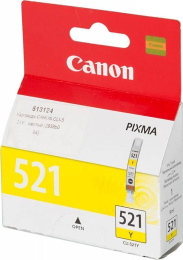 Картридж CANON CLI-521 Y желтый, 9 мл, 447 стр
