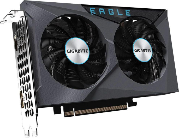 Видеокарта VGA GIGABYTE AMD RADEON RX 6500 XT EAGLE 4G 4GB, GDDR6/64-bit, PCIe 4.0, 1xHDMI 2.1, 1xDP, 2-slot (GV-R65XTEAGLE-4GD)