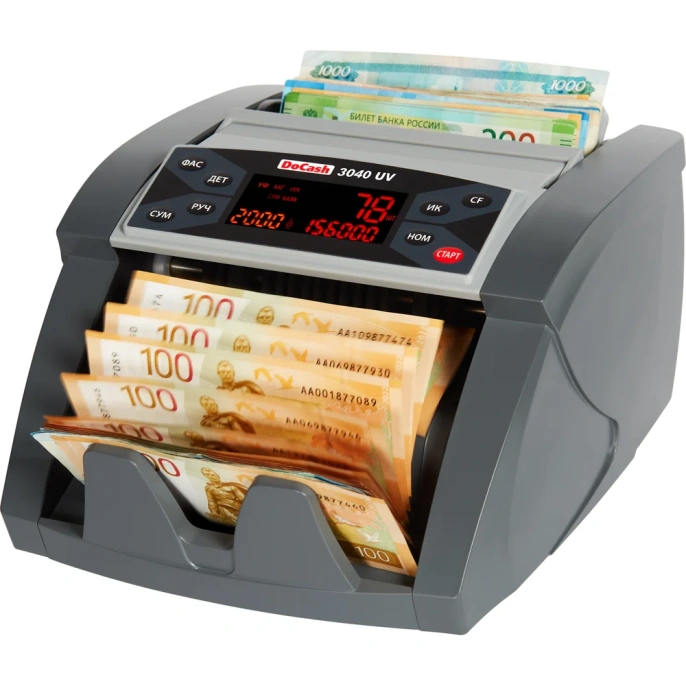 Счетчик банкнот DOCASH 3040 UV мультивалютный [6884]