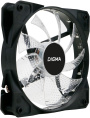 Вентилятор Digma DFAN-FRGB2 120мм, 3-pin, от БП:4-pin (Molex), 1200об/мин, 23 дБ, RGB, черный, Ret