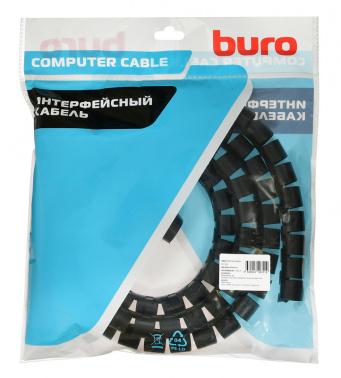 Кабельный органайзер Buro BHP CG252B Spiral Hose 25x2000mm Black