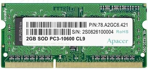 Оперативная память Apacer DDR3 4GB 1600MHz SO-DIMM PC3-12800 CL11 1.35V Retail 512*8 3 years AS04GFA60CATBGJ/DV.04G2K.KAM