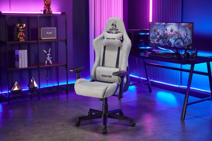 Кресло геймерcкое EVOLUTION TACTIC PRO Grey