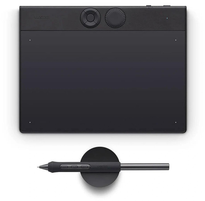 Графический планшет Wacom Intuos Pro PTK470K0B USB Type-C черный