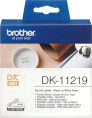 Картридж Brother DK11219, 12мм,  черный шрифт, белый фон,  DK11219