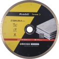 Диск алмазный Furious по керамограниту сплошной HARD CERAMICS 250 мм RAGE 605250