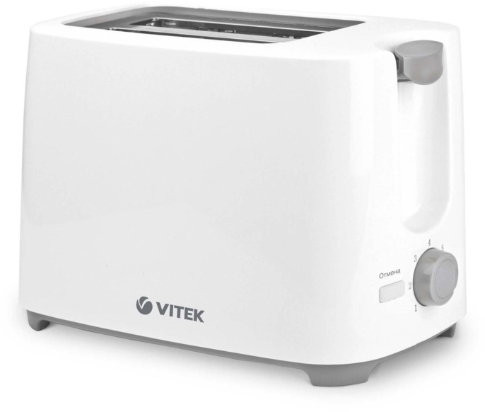 Тостер Vitek VT-1587 700Вт белый