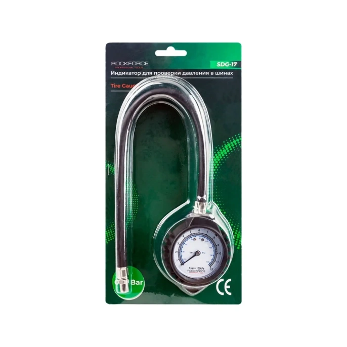 Индикатор для проверки давления в шинах Rockforce 0-12 bar RF-SDG-17(57062)