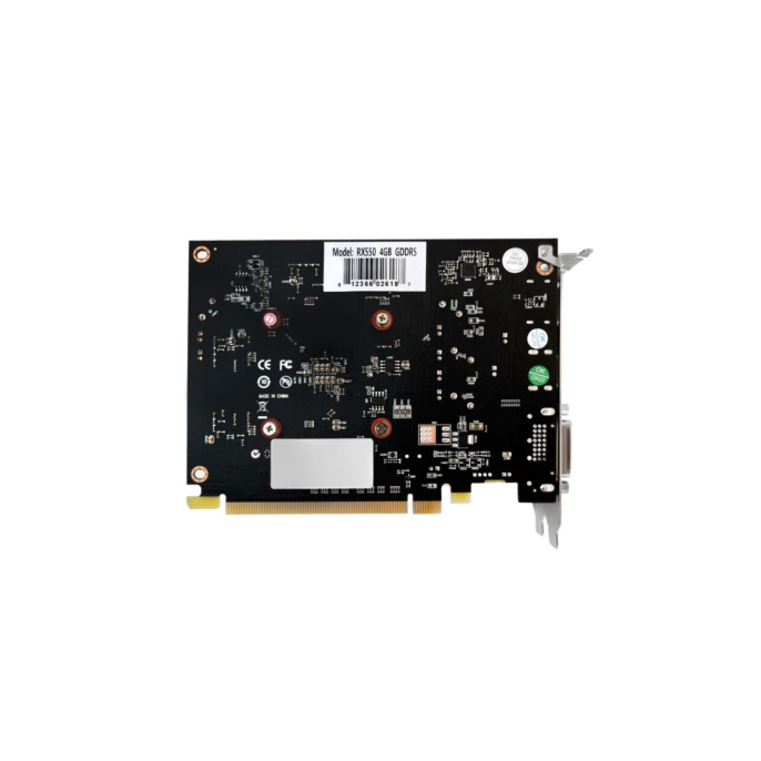 Видеокарта CBR Radeon RX 550 4G GDDR5, 128BIT, 896, 1175MHz, Single fan, PCIE 3.0, 50W DVI/HDMI/DP [VGA-STX550-4G-RTL]