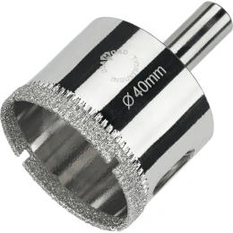 Коронка алмазная по керамике, плитке и стеклу 40 мм Diamond Industrial DIDCBC040