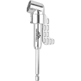 Редуктор для бит угловой (1/4"; 140 мм) Vertextools РД-1/4-140