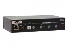 ATEN PE4104G-AT-G Устройство распределения питания, с управлением, 10A, 2.4kW, 4 порта, 1 банк, IP доступ, ввод C14, 4*C13;вкл/выкл по портам;без шнуров