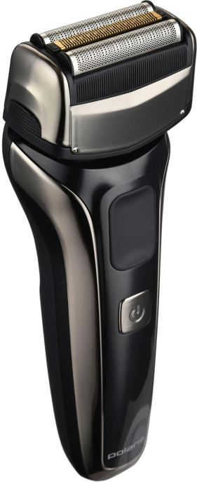 Бритва сетчатая Polaris PMF 1013RC реж.эл.:3 питан.:элек.сеть/аккум. черный/серебристый