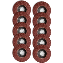 Круг лепестковый торцевой VIRA 125 мм, P80, 10 шт 559181