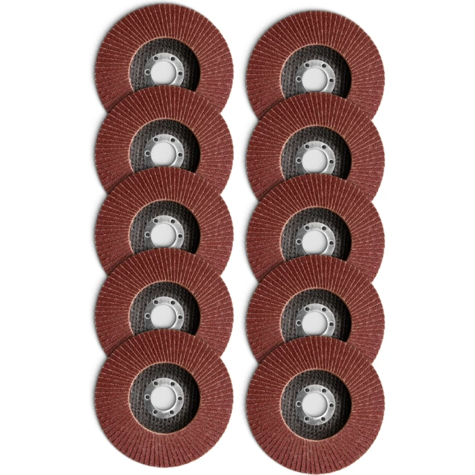 Круг лепестковый торцевой VIRA 125 мм, P80, 10 шт 559181