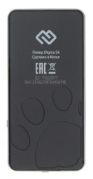 MP3 плеер Digma S4 flash,  8ГБ,  черный/серый