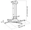 Кронштейн для проектора Cactus CS-VM-PR05M-BK черный макс.10кг потолочный поворот и наклон